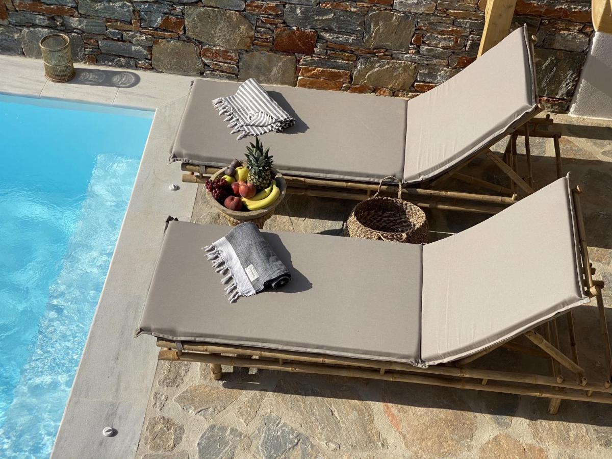 Villa Ypsilon Naxos - Luxury Holiday House With Amazing Sea View & Private Pool Agia Anna (Naxos) Exterior foto