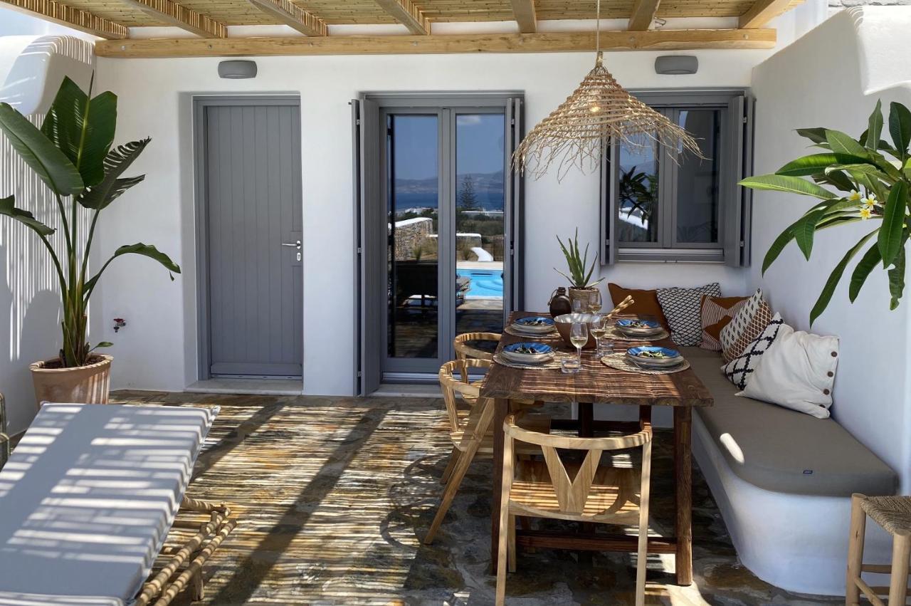 Villa Ypsilon Naxos - Luxury Holiday House With Amazing Sea View & Private Pool Agia Anna (Naxos) Exterior foto