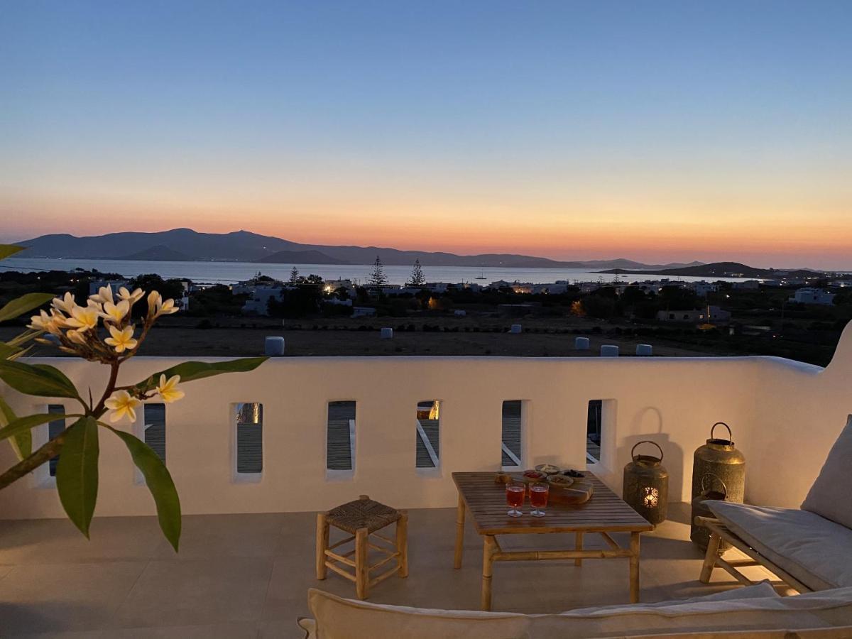 Villa Ypsilon Naxos - Luxury Holiday House With Amazing Sea View & Private Pool Agia Anna (Naxos) Exterior foto